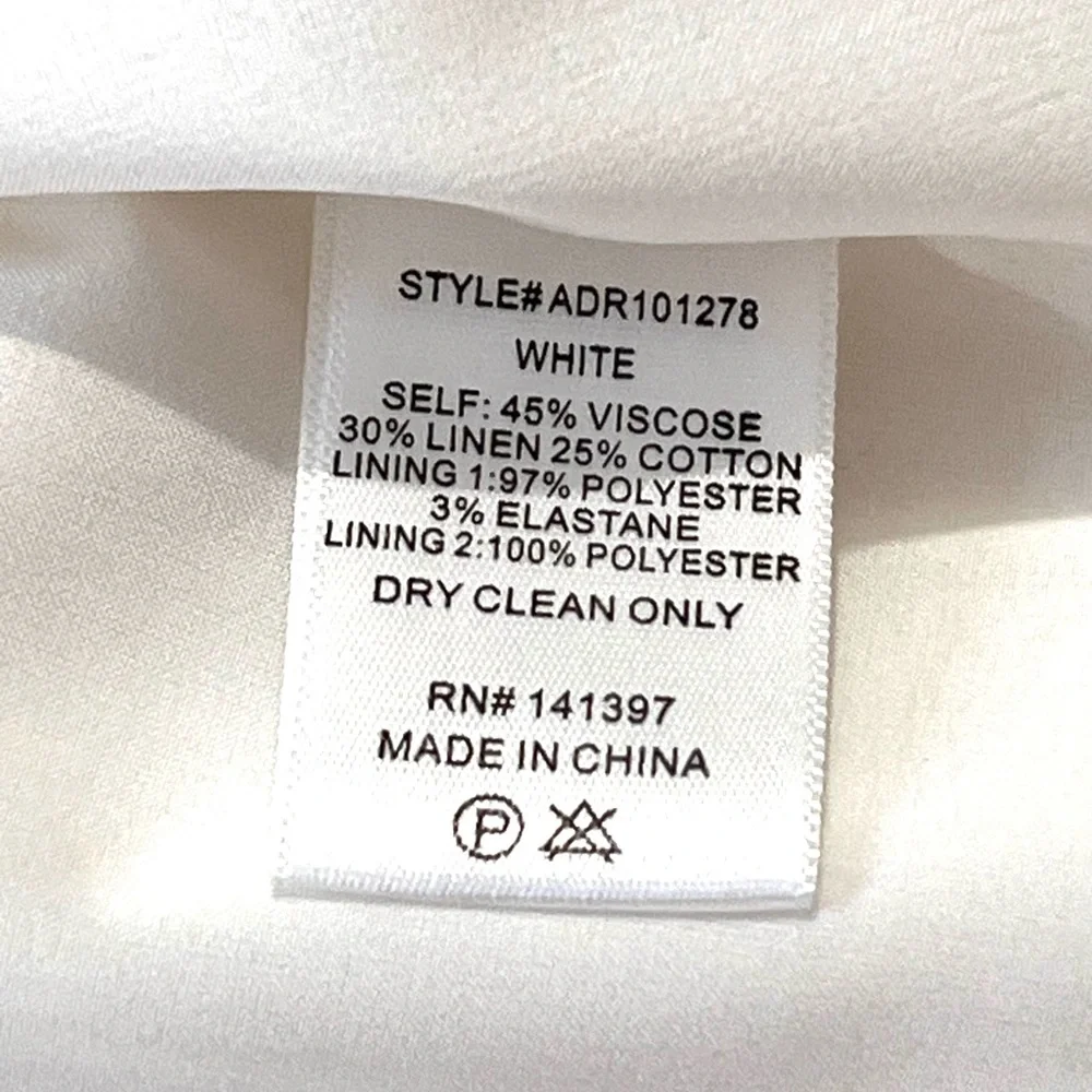 Cinq à Sept‎ Odele Puff Sleeve Mini Body-con Dress, Off White, Size Small